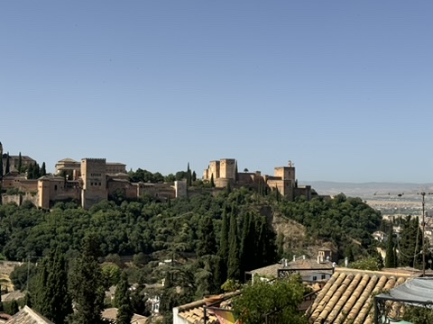 アルバイシン地区から見たアルハンブラ宮殿