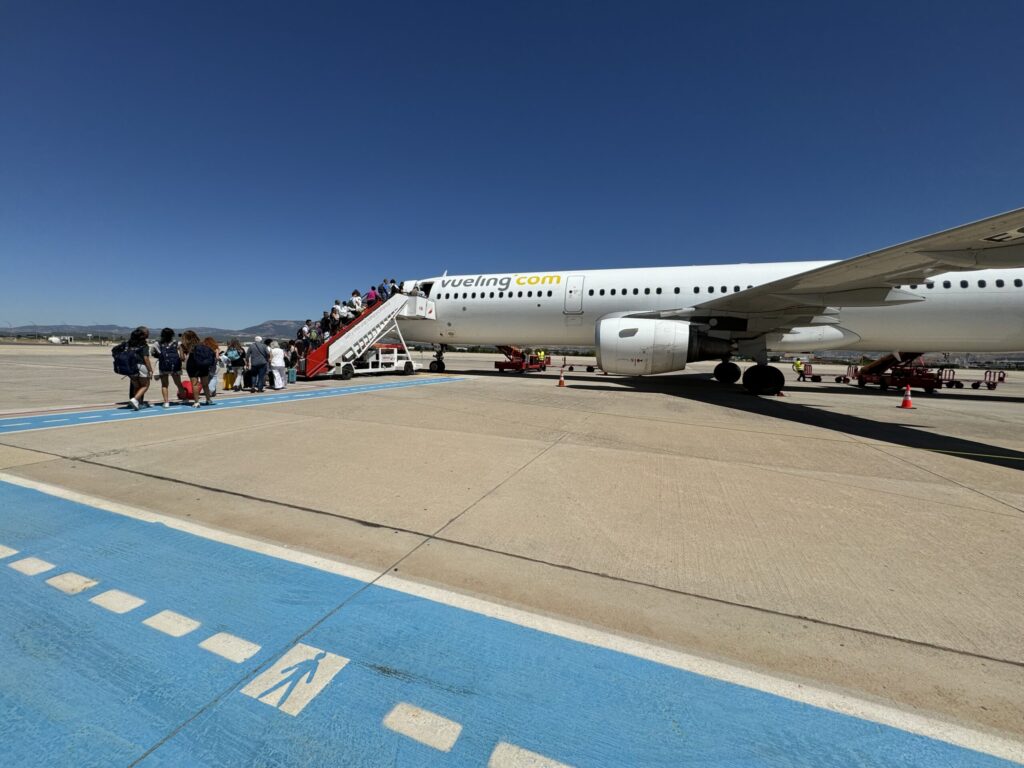 Vueling航空の飛行機