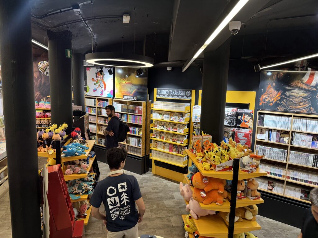 Norma Còmicsの店内ディスプレー