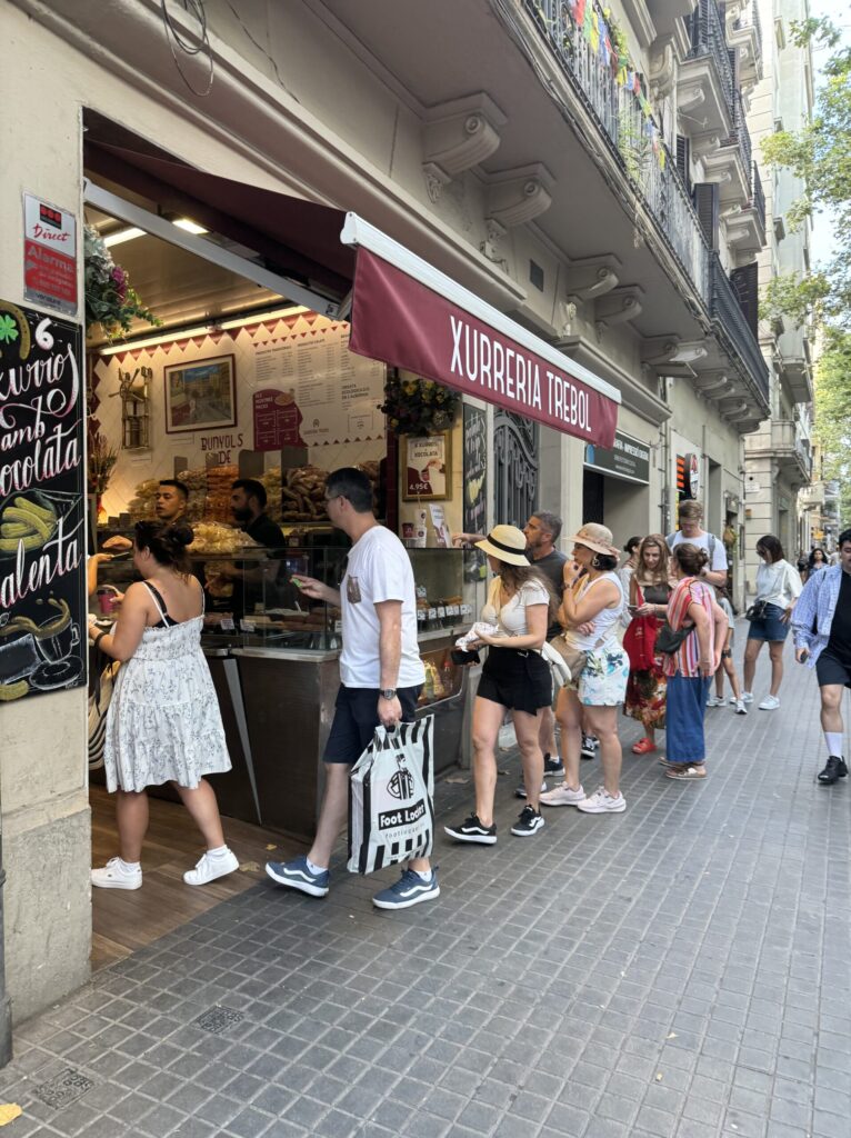 La Pepitaの隣にあったチュロス屋