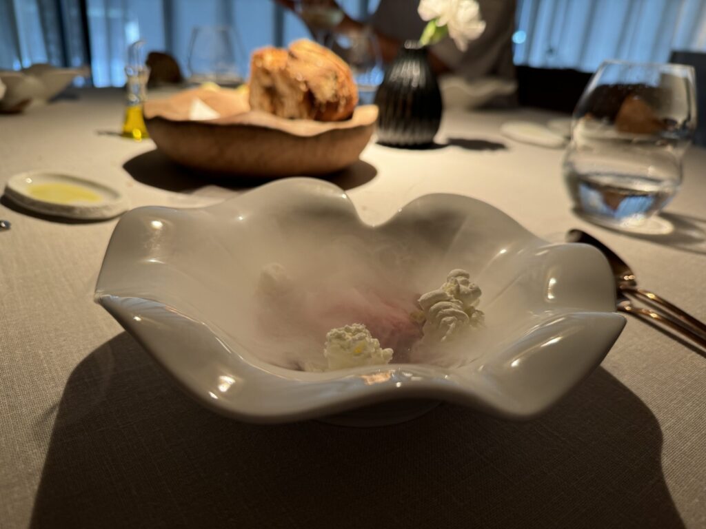 バルセロナのレストランAngleの料理