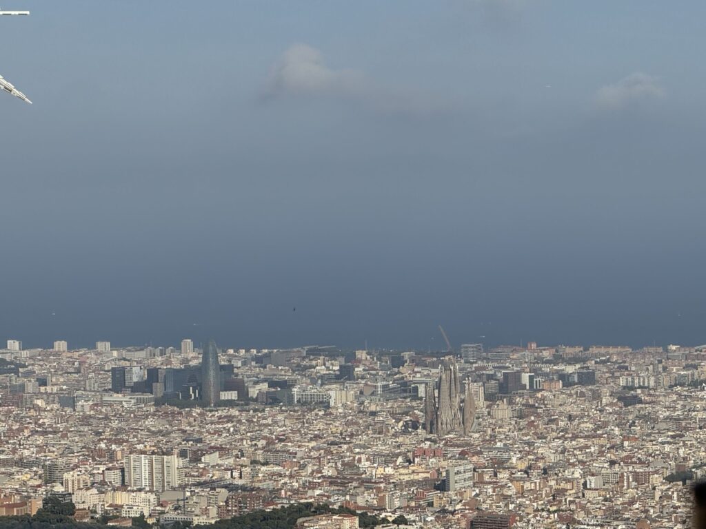 TIBIDABO遊園地からの眺め