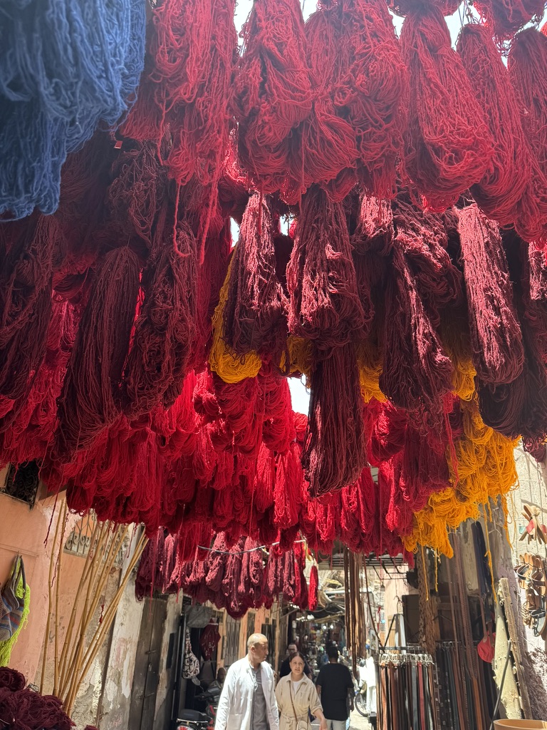 マラケシュ旧市街の職人街