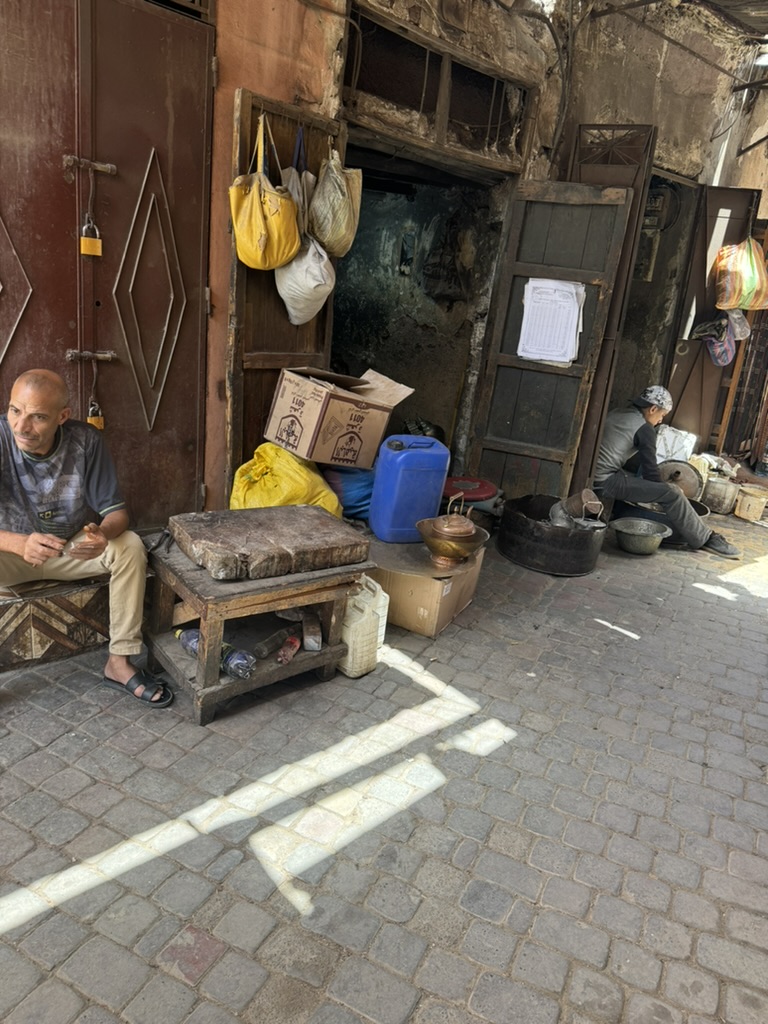 マラケシュ旧市街・職人街