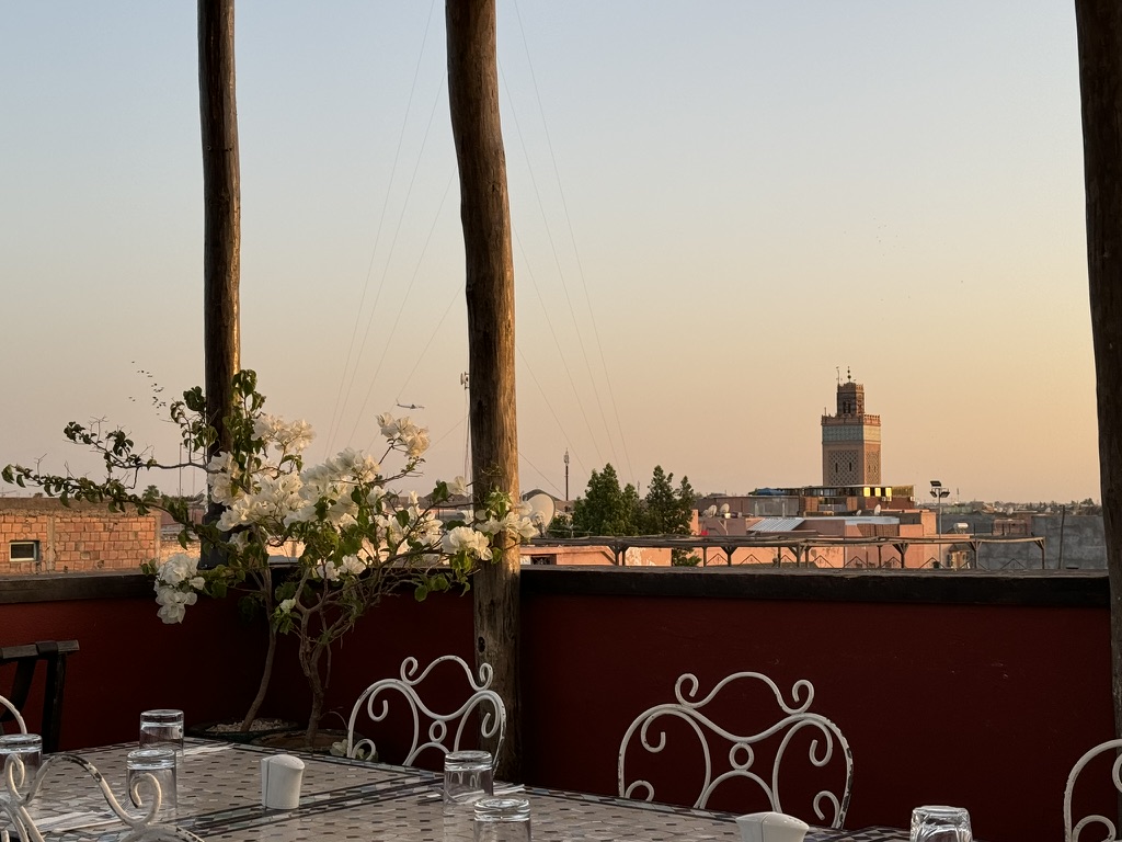 マラケシュの夕暮れ