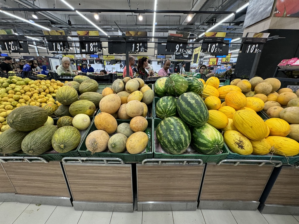 モロッコ市内のスーパー