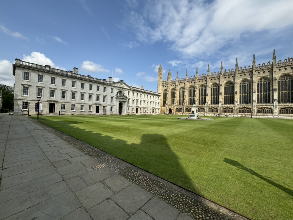 ケンブリッジ大学キングスカレッジの中庭