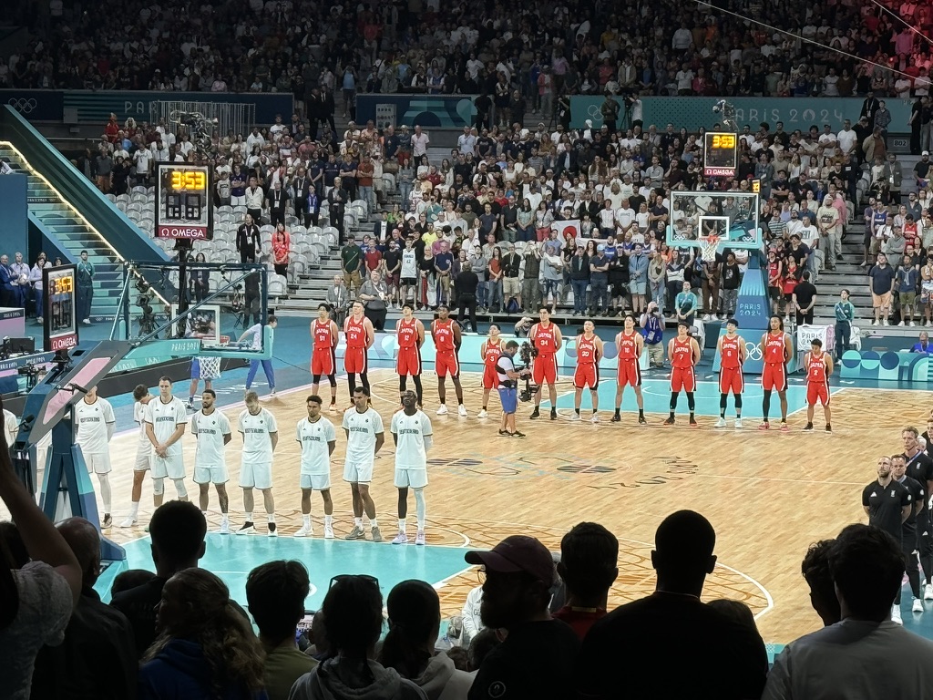 リールでのパリオリンピック男子バスケ予選