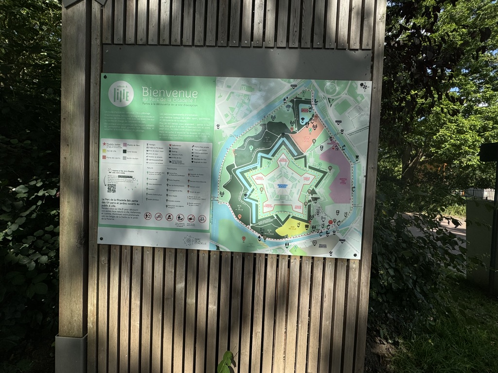 リール要塞の地図